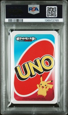ピカチュウUNO PSA10！！！ 2020 UNO POKEMON JPN BACK-RED-#0 PIKACHU PSA 10 | eBay