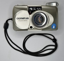 TESTED AND WORKING Olympus Stylus Zoom MJU-II 160 35mm Film Camera - Box  MORE