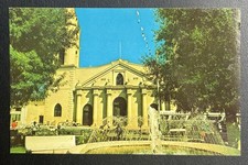 Cathedral at the Square Matamoros Fountain Mexico Frank Whaley Vintage Postcard