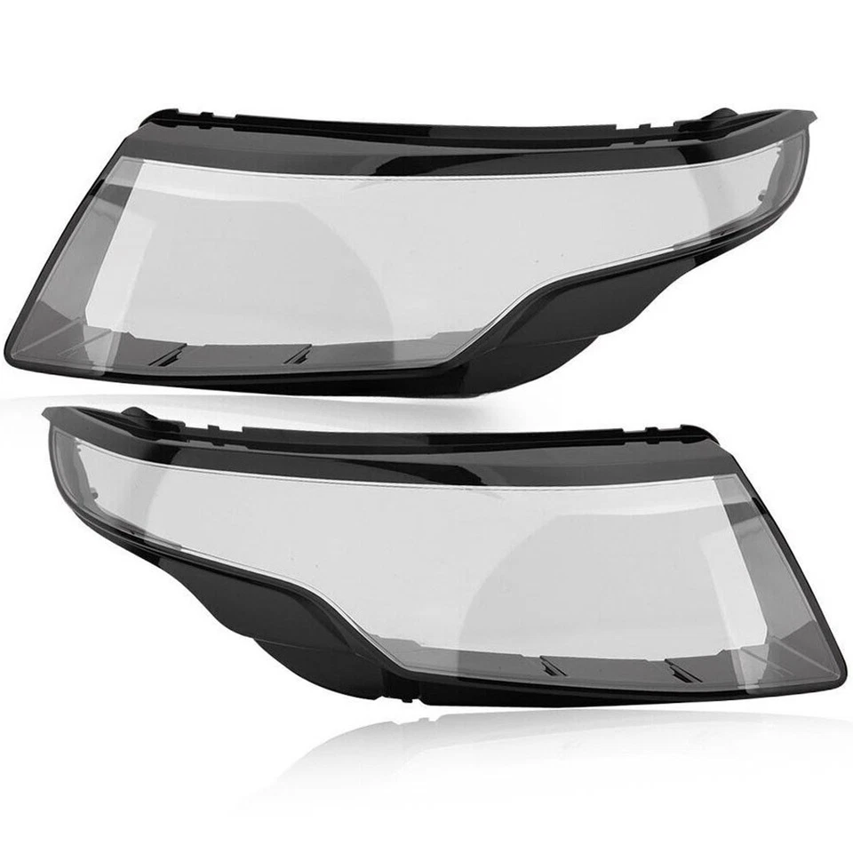 Pair Headlight Lens Cover Fit 2012 2013 2014-2019 Land Rover Range Rover Evoque - Image 2 of 4