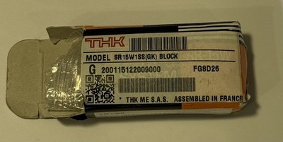 THK SR15W1SS (GK) BLOCK / SR15W1SSG Führungsblock Gleitlager (NEU IM KARTON)