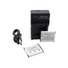 2x VW-VBX090 Battery & USB Charger for Panasonic HX-WA2 HX-WA3 HX-WA20 HX-WA30