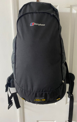 Berghaus Jalan 55+15 Biofit Backpack Rucksack Reise Wandern Camping Tasche - Schwarz