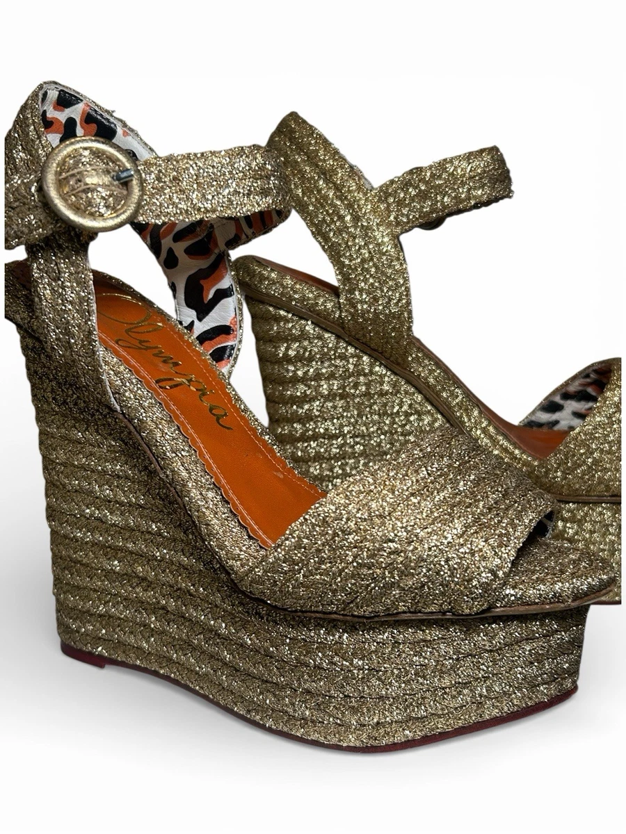 シャーロットオリンピア ウェッジ サンダル ラフィア ベージュ 36 1/2 25+ Charlotte Olympia Women's Sandals for sale | Updated Oct 2026