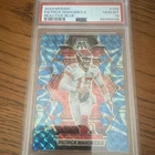 Panini Mosaic Patrick Mahomes II #109 Reactive Blue Chiefs PSA 10