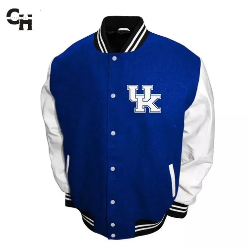 Letterman Kentucky Wildcats Graduate Royal and White College Jacke - Bild 2 von 5