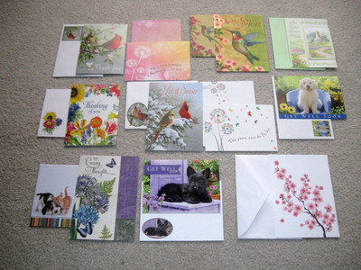 10 Misc. Greeting Cards~Mixed Occasions~Easter, Get Well,Loving Memory~USA~Nice!