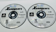Xenogears Sony PS1 Black Label Game 2 Disc Only Set