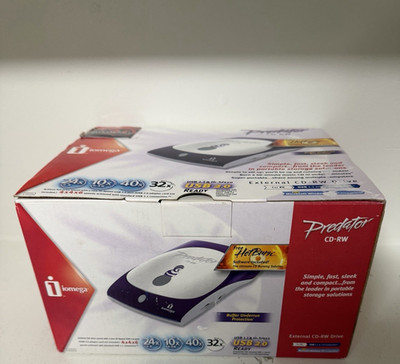 iomega Predator CD-RW Burner New Still in Box 32214