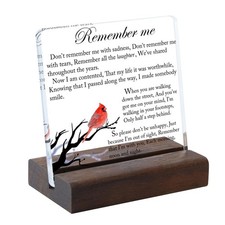 Sympathy Gifts, Cardinal Gift, Memorial Gifts for 4"x4", Colour02