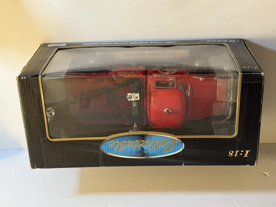 Welly 1956 Ford F-100 Tow Truck 1:18 Diecast Model 9834W Sealed Wrecker🚚 - Image 4 of 4