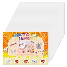 2X(Shrinky Art , 18Pcs Shrink  Sheets Shrink Plastic Film for Keychains and4650