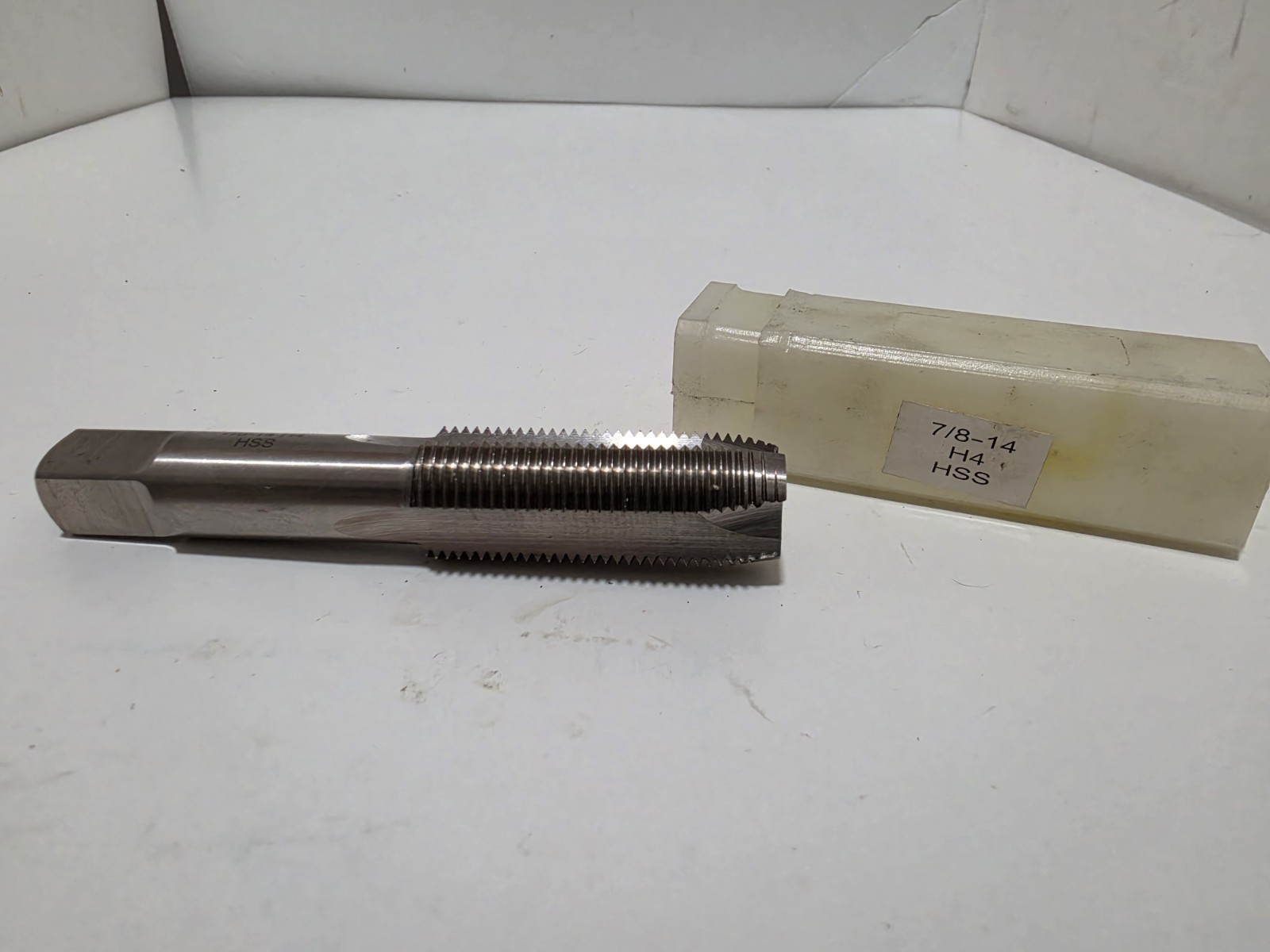 7/8-14 H4 HSS Plug Tap High Speed Steel 7/8" 14 TPI NOS