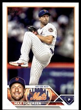 Max Scherzer 2023 Topps New York Mets #NYM-7 New York Mets FREE SHIPPING