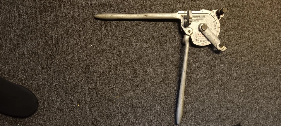 ¡Dobladora de tubo de trinquete engranada RIDGID 358 5/8""!!LEER DESCRIPCIÓN!! Foto 2 de 4