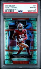 2021 PANINI SELECT DRAGON SCALE #31 DEEBO SAMUEL 49/89 PSA 8