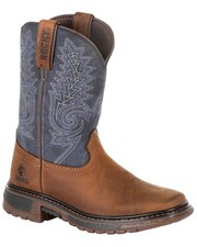 Rocky Boys' Ride FLX Western Boot - Square Toe - RKW0255Y
