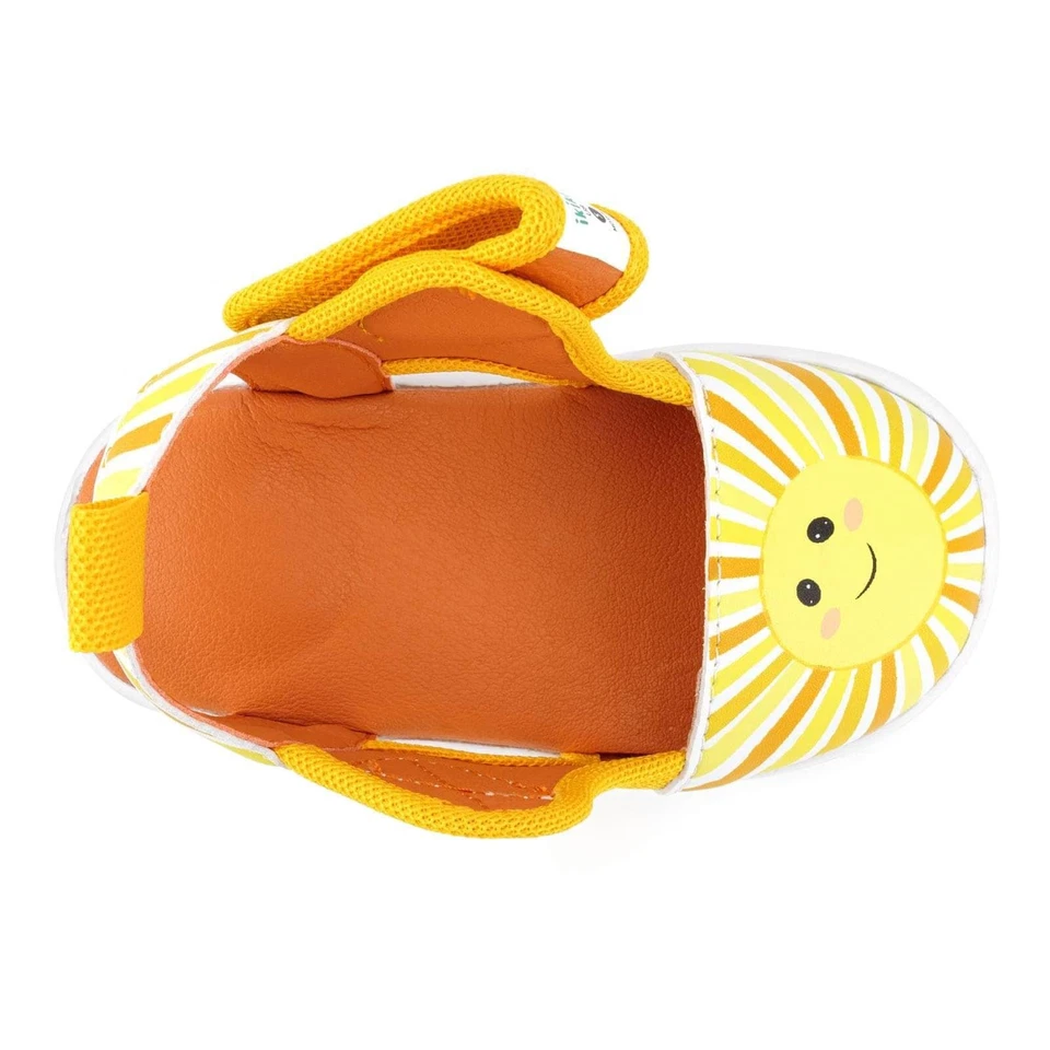 Sandalias para niños pequeños ikiki Sunshine Squeaky | Amarillas Foto 4 de 4
