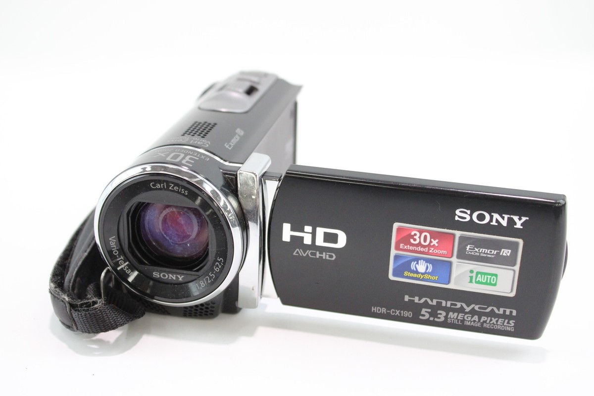 SONY Handycam HDR-CX590　ジャンク Sony HANDYCAM HDR-CX590V Brown Full Hi-Vision Camcorder [Japanese Lang