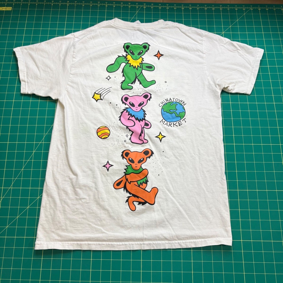 Chinatown Market Grateful Dead Alien UFO Dancing Bears T-Shirt