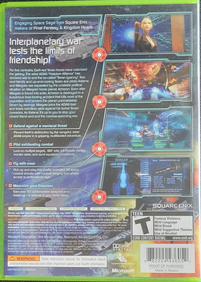 Project Sylpheed: Arc of Deception – Microsoft XBOX 360 CIB Clean Disc Re-Sealed - Image 2 of 4