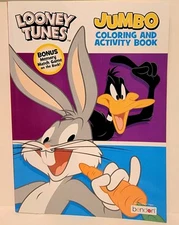 Looney Tunes Jumbo Coloring Activity Book Memory Match Game Bendon 2023