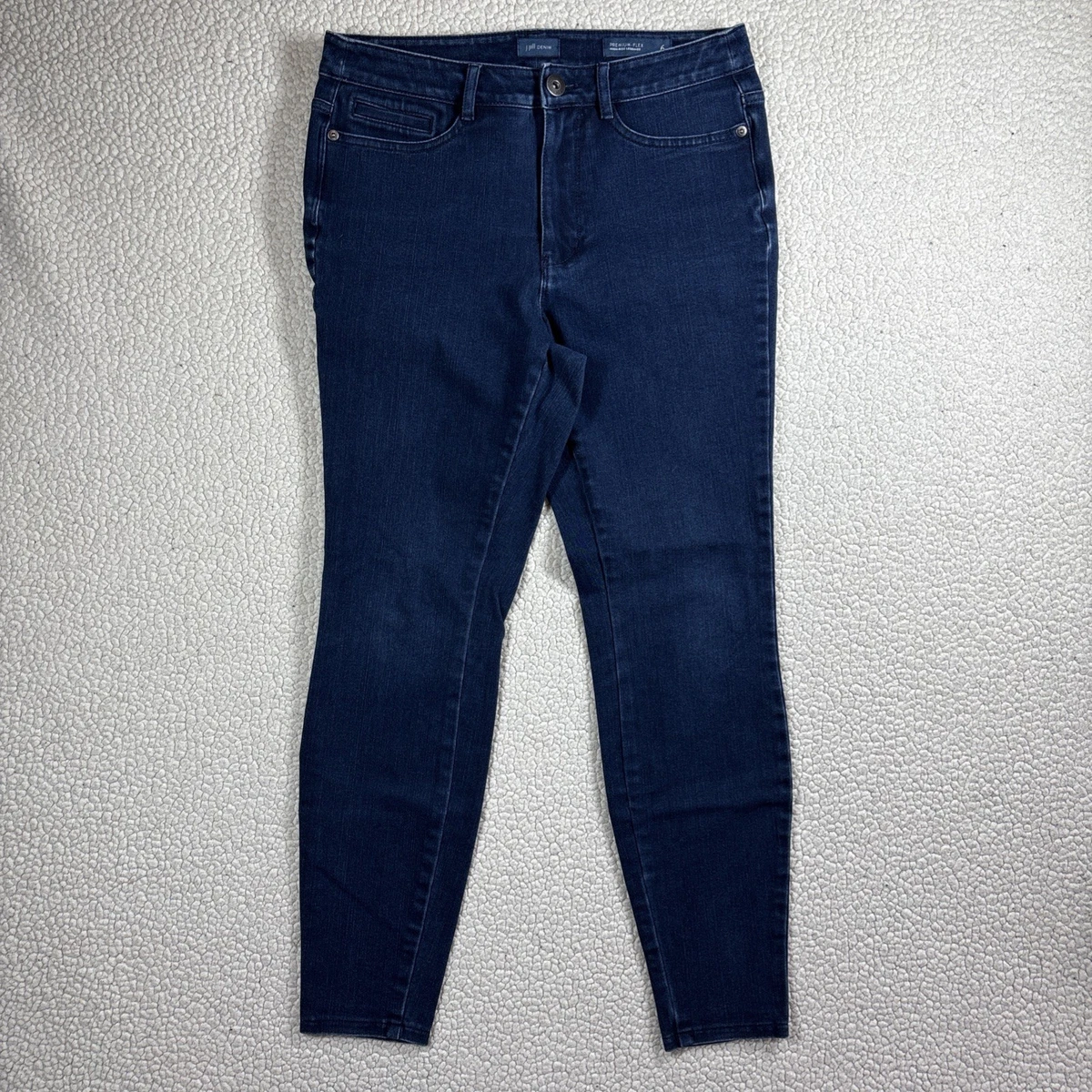 Jeans J.Jill Bleu Clair Taille 8 - Coupe Droite, Stretch, Occasion Très Bon état, Longueur 31 Pouces