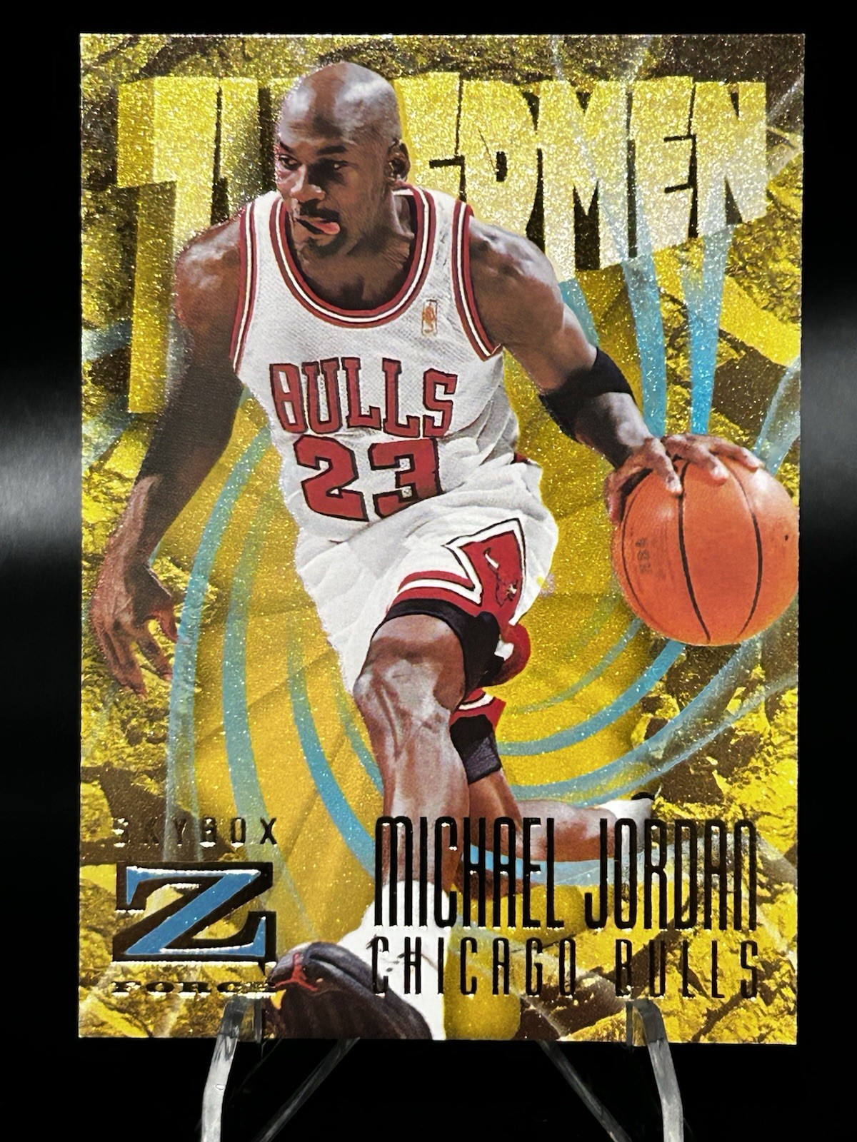 Michael Jordan 1996-97 Skybox Z Force - Zuperman - Chicago Bulls - #179