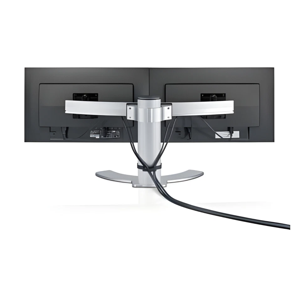 Fujitsu S26361-F2601-L750 Dual Monitor Halterung 27" Tischständer Silber VESA - Bild 3 von 4