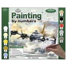 Paint By Number Kit 15.375"X11.25" Flying Fortress