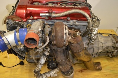 NISSAN SILVIA S13 SR20DET JDM MOTOR 2.0L TURBO RED TOP ENGINE 5SP