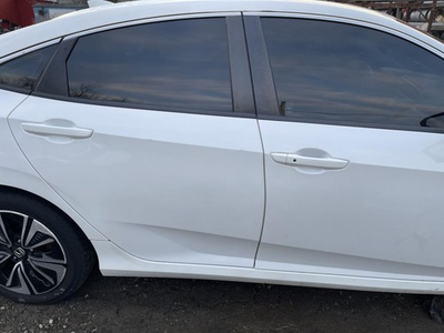 #ad 2016 21 HONDA CIVIC RIGHT ROCKER W POST WHITE PC:NH788P 1.5L FWD 126K EX T 62990 $468.75