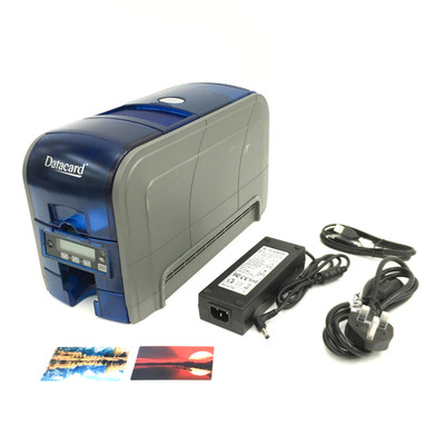 Datacard S260 einseitiger Ausweisdrucker + Netzteil + USB - 1352 Karten bedruckt