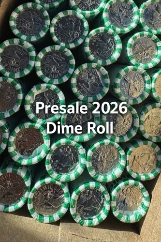 2026 Loomis Unc Dime $5 Roll 50 Coins Presale Read Description