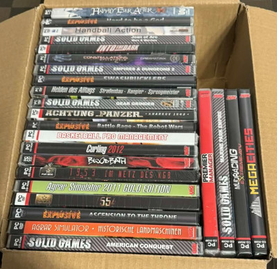 PC DVD CD Spiele Klassiker Sammlung Konvolut - 25 Stück Paket - NEU & OVP