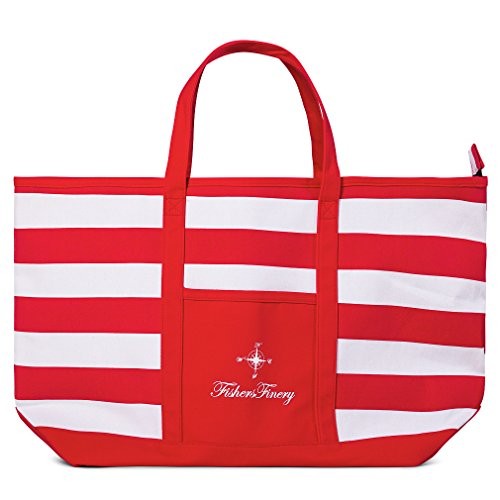 Heavy Duty Zippered Beach Bags and Totes Travel Tote Weekender Bags Large Red