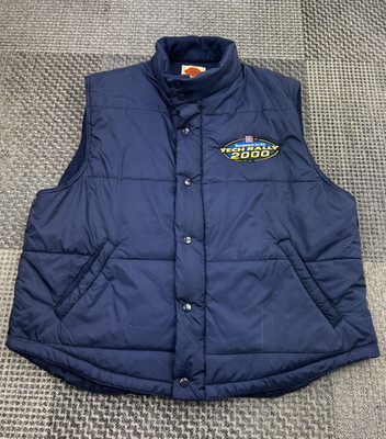 Vintage GM Tech Rally 2000 Weste XXL Navy Padded Plain & Simple Western Concepts