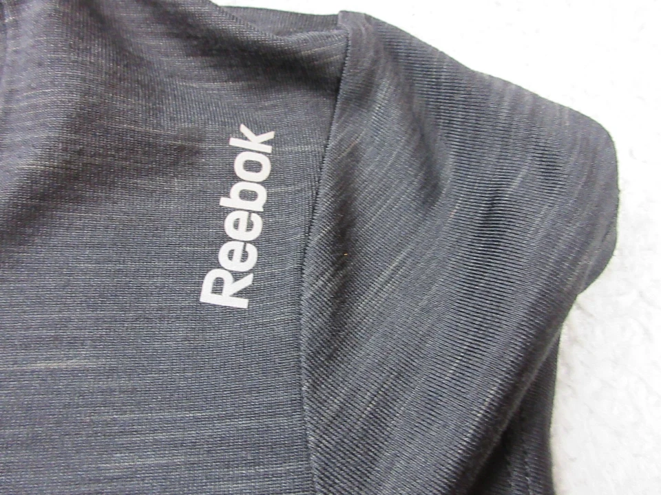 Рубашка Reebok женская взрослая очень маленькая черная спортивная легкая повседневная дамская - Изображение 4 из 4