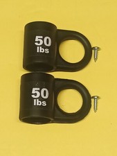 2X Bowflex 50LB Power Rod End Caps With Screws Brand New. FREE SHIPPING