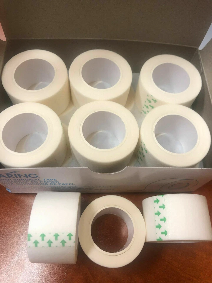 Cinta médica quirúrgica Micropore PAPER 1" x 10 yardas - 1, 2, 4, 6, 12, 24 rollos Foto 3 de 4