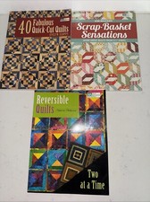 That Patchwork Place: Lot Of 3: Reversible Quilts, 40 Fab Cuts, Scrap Sensations