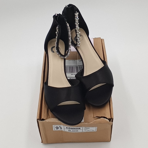 Journee Collection Women's Connor Jeweled d'Orsay Wedge Heels