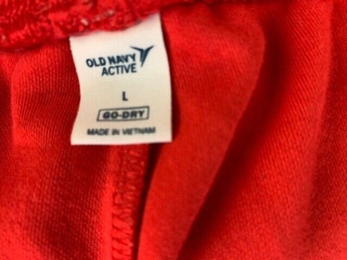 Pantaloni sportivi Old Navy Active Wear taglia large taglia large donna rosso - Foto 2 di 4