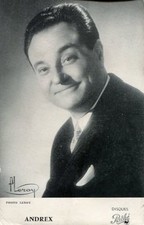 Seltene Pathe Karte Des Schauspielers Und Sängers ANDREX