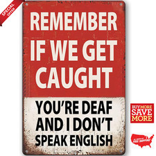 Bar Sign Man Cave Garage Decor Vintage Metal Tin Signs, Funny Bar Rules Sign