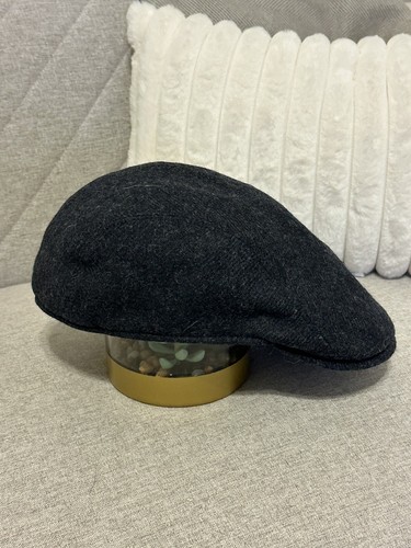 Göttmann Jackson-K Wool Flat Cap XXL 63 Black Ear Flaps Plaid Lining Germany - Picture 3 of 10