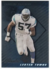 Lester Towns 2000 Leaf Limited #212  Rookie Card  1023/1500  Carolina Panthers