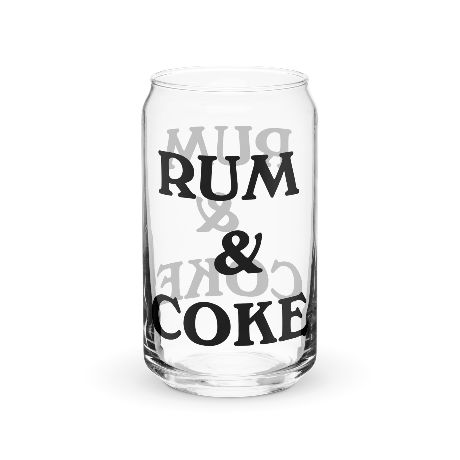 Rum and Coke Canshaped glass eBay