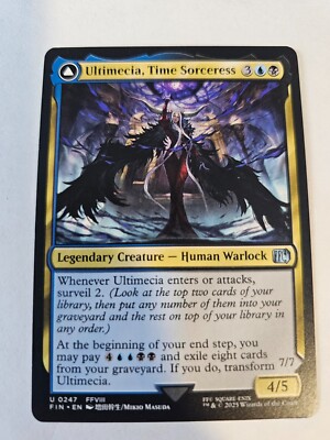 mtg final fantasy ebay MTG - Ultimecia, Time Sorceress - Final Fantasy