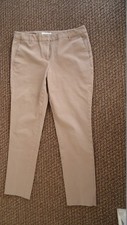Liz Claiborne Women  s Pants Trousers Beige Cotton Blend Size 10